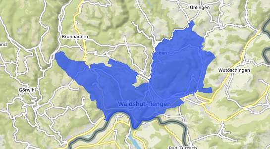 Bodenrichtwertkarte Waldshut Tiengen Tiengen